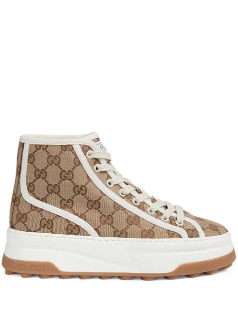 gucci studded high tops|farfetch gucci hi tops.